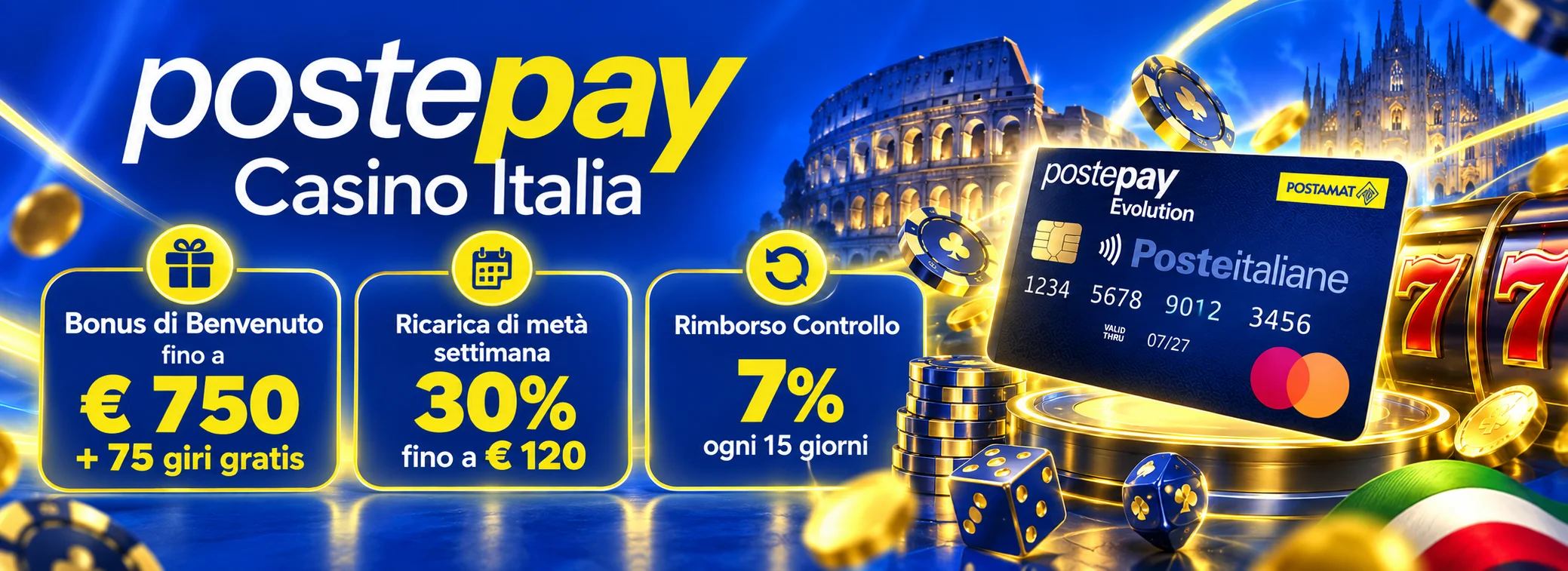 Promozioni — Postepay Casino Italia